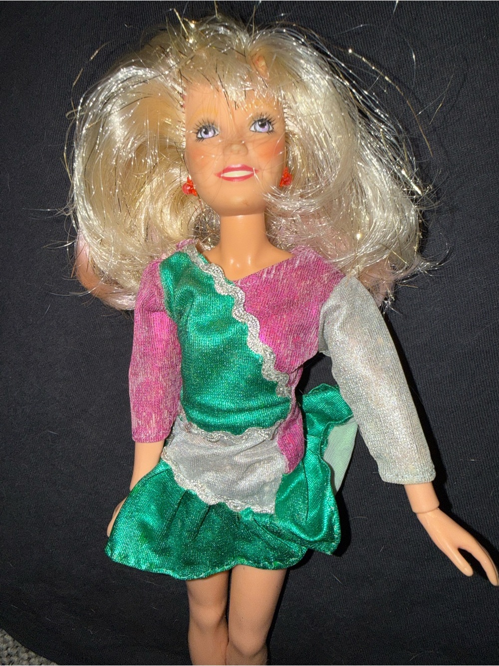 JEM Vintage doll light up earrings